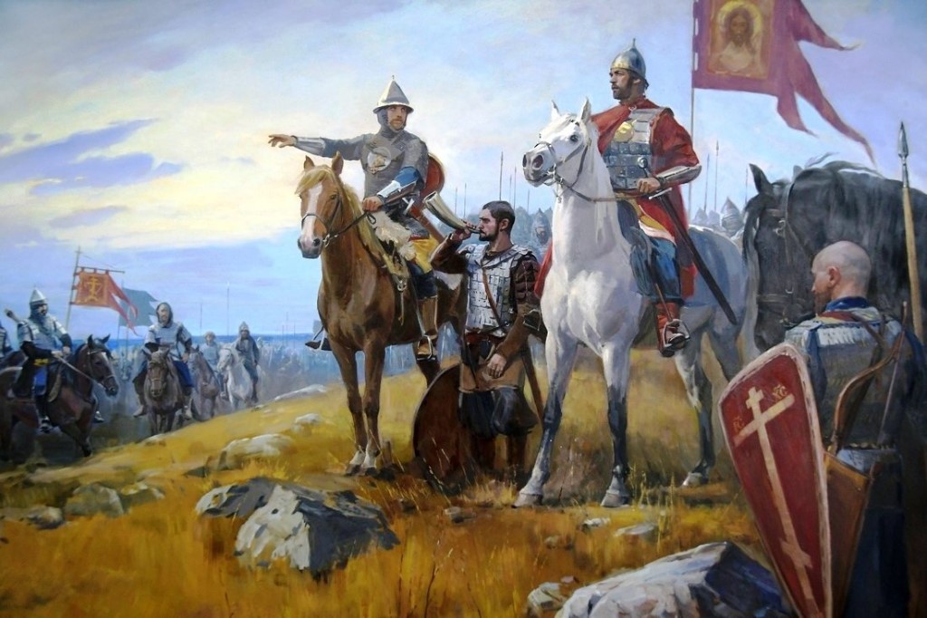 Картина художника Митрофана Грекова "Трубачи Первой Конной армии"